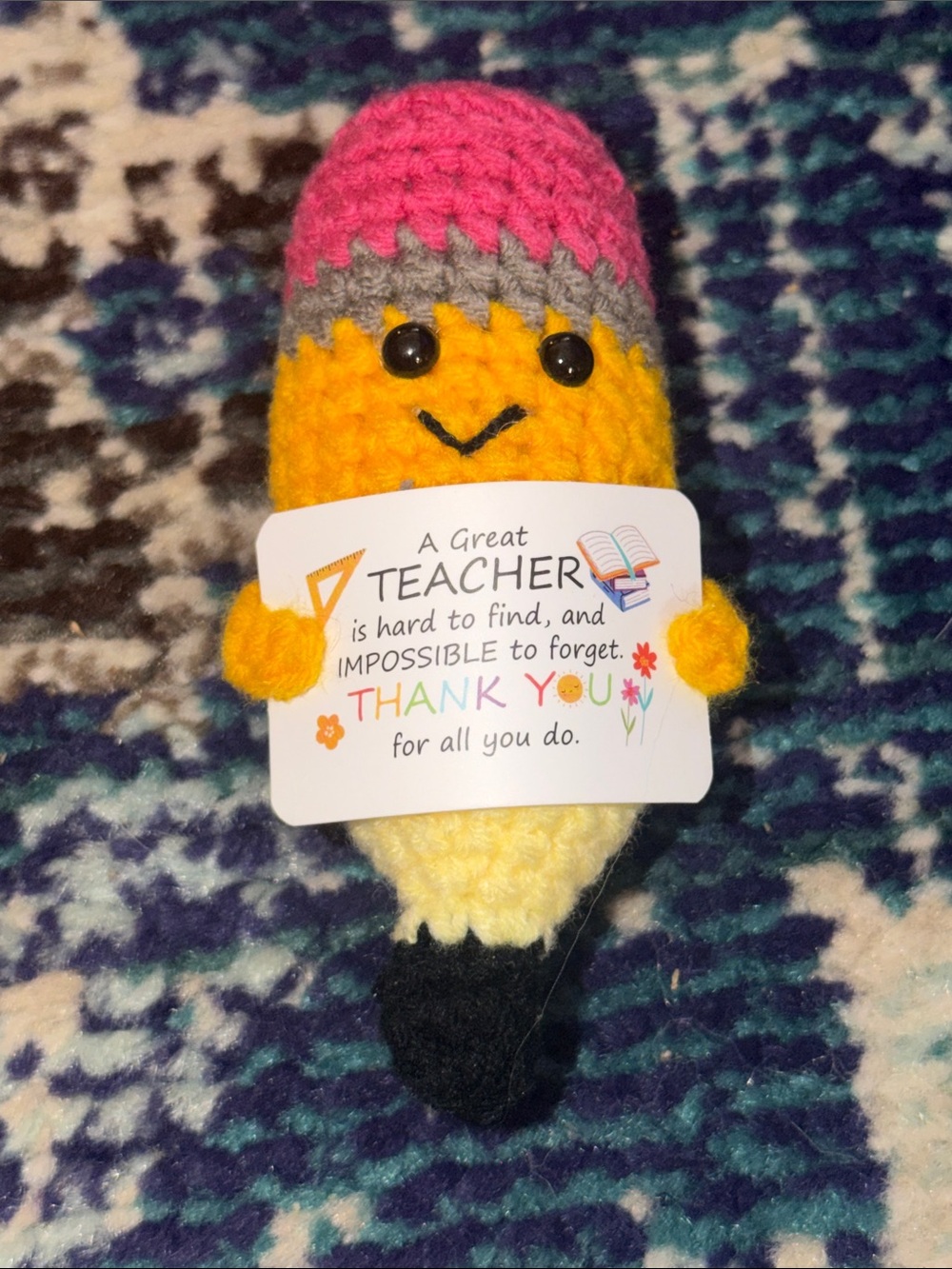 Crochet Pencil for Teacher